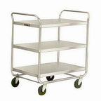 Thumbnail image #1 for Lakeside Manufacturing 493 3-Shelf Chrome-Plated Utility Cart, 500 lb Capacity, 36"W x 23"D x 40-1/8"H