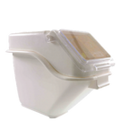 Thumbnail image #1 for Thunder Group PLIB005S 5-Gallon Plastic Ingredient Bin with Hinged Flip-Top Lid and Scoop Holder