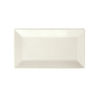 Thumbnail image #1 for Winco Royalsquare RPR-115-AW Rectangular Porcelain Platter, 11-1/2"W x 6-1/4"D x 1"H, American White 1 Dozen