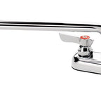 Thumbnail image #2 for Krowne Silver Series 11-412L Deck-Mount Commercial Faucet, 4" Centers, 12" Swing Spout, Ceramic Valve, Chrome