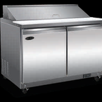 Thumbnail image #2 for Serv-Ware 48-Inch 2-Door 12-Pan Refrigerated Sandwich Prep Table