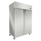 Thumbnail image #1 for Empura Refrigeration E-KB56TF Reach-In Freezer, 2 Solid Swing Doors, 49 cu. ft., Stainless Steel Interior and Exterior