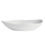 Thumbnail image #2 for Steelite International Delfin, Marisol White 7008DD012 White Melamine Free-Form Bowl, 1.75 qt, 11.875 x 10.25 x 2.625 in