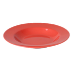 Thumbnail image #1 for Thunder Group CR5811RD Melamine Pasta Bowl, 16 oz, 11-1/4" Diameter, Orange Case of 3 Dozen
