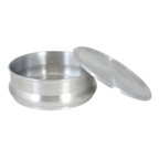 Thumbnail image #1 for Thunder Group ALDP048 Stackable Aluminum Dough Pan, 48 oz. Case of 48