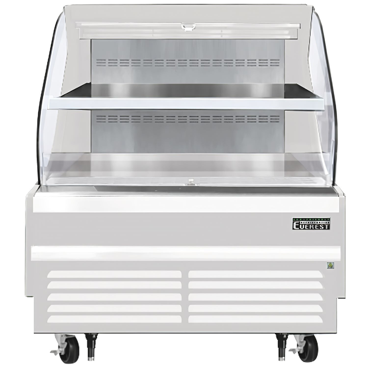 Product image #5 for Everest Refrigeration 48-Inch Horizontal Open Display Merchandiser, 9.7 Cu. Ft., White Exterior
