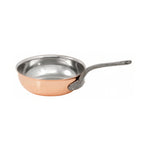 Thumbnail image #1 for Matfer Bourgeat 373020 Sauté Pan, 1-5/8 qt, 7-7/8" Diameter, Stainless Steel Interior, Copper Exterior, Riveted Handle, No Cover