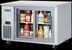 Thumbnail image #5 for Everest Refrigeration Two-Section Undercounter/Worktop Refrigerator with Sliding Glass Doors, 47-1/2 Inches Wide