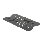 Thumbnail image #1 for Thunder Group PLPA7000DSBK Full-Size Polycarbonate Drain Shelf, Black Case of 20