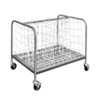 Thumbnail image #1 for Piper Products/Servolift Eastern 339-3487 Double Stainless Steel Dish Cart, 27-1/4 x 34-Inch Shelf