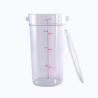 Thumbnail image #2 for Hakka Brothers Corp Clivia 104C-092C 8 Qt Clear Polycarbonate Food Storage Container with Lid