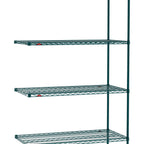 Thumbnail image #1 for Metro Super Erecta SE-2430K3-74-A4 Add-On Wire Shelving Unit, 30"W x 24"D x 74"H, 800 lb. capacity per shelf, 2000 lb. capacity per unit, 1" shelf