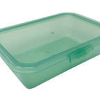 Thumbnail image #1 for G.E.T. Eco-Takeouts EC-28-1-CL Reusable Clear Polypropylene Take-Out Container, 16.9 oz, Hinged Lid Dozen Case of 4 Dozen
