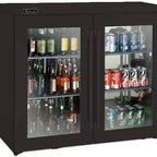 Thumbnail image #7 for Perlick Corporation BBRN40 Two-Section Narrow-Door Remote Back Bar Refrigerator Cabinet, 40-Inch, 12.0 Cu. Ft., Black