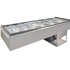 Thumbnail image #1 for Piper Products/Servolift Eastern Cool Breeze 6-CBDI 6-Pan Full-Size Straight Self-Contained Refrigerated Cold Well