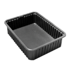 Thumbnail image #1 for Eagle Group TB1722-6 Gray Polyethylene Tote Box, 22-1/2"W x 17-1/2"D x 6"H