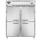 Thumbnail image #1 for Continental Refrigerator Designer Line D2RFESNSAHD Two-Section Reach-In Refrigerator/Freezer, 57" Wide, Shallow, Solid Doors
