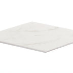 Thumbnail image #1 for Cal-Mil 24408-12-81 Square Melamine Serving Tray, White Marble, 12 x 12 x 0.75 in Case of 3