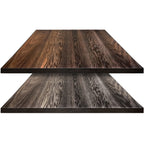Thumbnail image #1 for Oak Street CDE2430 Rectangular Table Top, 24" x 30", 1-1/8" Thick, Oak-Faced Engineered Wood, Charred Darkwash