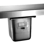 Thumbnail image #1 for Eagle Group SB-1 Stainless Steel Spice Bin with Label Holder, Fully Coved, 6-1/2 x 5-1/2 x 6 in H