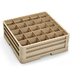 Thumbnail image #2 for Vollrath Traex® CR6BB Full-Size 25-Compartment Closed-Wall Glass Rack, Beige, 3-1/2-Inch Compartments, 6-3/8-Inch Interior Height Case of 2