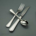 Thumbnail image #2 for 1880 Hospitality Regis by Oneida® 1364STBF Silver-Plated Tablespoon/Serving Spoon, 8-1/8", Linear Design Pack of 3 Dozen
