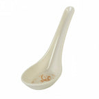 Thumbnail image #1 for Thunder Group Gold Orchid 7003GD Melamine Asian Soup Spoon, 3/4 oz., 5-5/8 in Case of 100 Dozen
