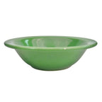 Thumbnail image #1 for CAC China Las Vegas LV-10-G 13 oz Green Round Ceramic Grapefruit Bowl, 6-5/8" Diameter x 2"H Case of 3 Dozen