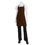 Thumbnail image #1 for Chef Works F53 -BLK-0 Bib Apron, 30-1/2"L x 24"W, Adjustable Neck Buckle, 2 Pockets, 65/35 Poly/Cotton, Black
