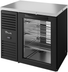 Thumbnail image #5 for True Premier Bar 36-Inch Pass-Thru One-Section Back Bar Cooler with 2 Locking Glass Doors and Stainless Steel Top