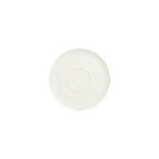 Thumbnail image #1 for Vertex China Opera OP-36 Porcelain Saucer, 5-Inch Round, Polished Foot, Bright White Case of 3 Dozen