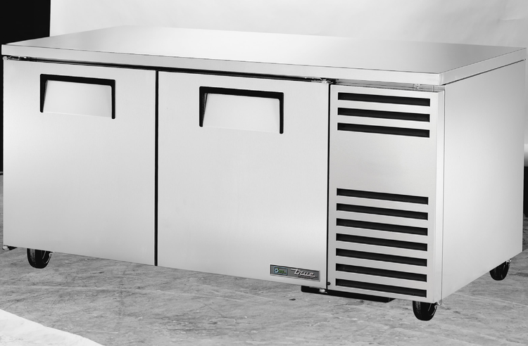 Product image #5 for True TUC-67-HC 2-Section Deep Undercounter Solid Door Refrigerator, 67-1/4 Inches Wide, Stainless Steel