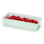 Thumbnail image #1 for G.E.T. Bugambilia, Fit Perfect CIH1/3D-WW 1/3 Size Cast Aluminum Food Pan, 4" Deep, White
