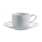 Thumbnail image #1 for Cardinal Rondo by Arcoroc S1538 8 oz Stackable Porcelain Coffee Cup Case of 2 Dozen