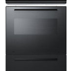 Thumbnail image #1 for Summit Commercial TEM715DK Residential Electric Wall Oven, 24 in, 2.92 cu ft, Black Glass Door
