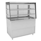 Thumbnail image #1 for RPI Industries Vienna VICD3-27-R-SL-SC-FD Self-Service Refrigerated Deli Display Case, 44-3/8"W, Slanted Glass, Self-Contained Refrigeration