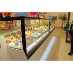 Thumbnail image #1 for Oscartek Diamond DIAMOND 3 G2106DT Gelato/Ice Cream Display Case, Dual-Temperature, Self-Contained, 83 in, 24 x 5 L Pans