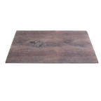 Thumbnail image #1 for G.E.T. Fo Bwa - EGS M2415-WN Melamine Rectangular Buffet Riser, 24 x 15 x 5/8 inch, Faux Walnut Wood-Look Finish Case of 3