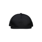 Thumbnail image #1 for Chef Works 1541124-BLK-SM Black Five-Panel Skater Chef Hat, Snapback, Cotton Twill Front, Polyester Mesh Back