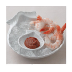 Thumbnail image #2 for Vertex China Market Buffet SD-9 China Shell Dish, 9-1/2-Inch, Rolled Edge, Bright White 1 Dozen