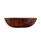 Thumbnail image #2 for G.E.T. Checkered - EGS ECO11R-CK Round Melamine Bowl, 96 oz., 11" Diameter x 2-7/8"H, Checkered Wood Pattern Case of 6