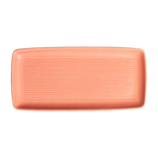 Thumbnail image #1 for Vertex China Elements E-R39-R Rectangular China Platter, 8-1/2 x 3-3/4 in, Embossed Rim, Polished Foot Case of 2 Dozen