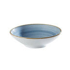 Thumbnail image #1 for G.E.T. Corona, Artisan Blue PA1604923324 Porcelain Asian Soup Bowl, Blue, 29.8 oz, 8-1/4-inch Round Case of 2 Dozen