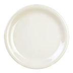Thumbnail image #1 for Thunder Group CR109V 9-Inch Round Ivory Melamine Plate with Narrow Rim Case of 4 Dozen