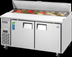 Thumbnail image #5 for Everest Refrigeration EPWR2 Two-Section Side-Mount Sandwich Prep Table, 59-1/8