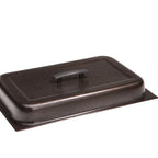 Thumbnail image #1 for Sterno 70112 Full-Size Rectangular Powder-Coated Steel Dome Cover, Copper Vein Finish