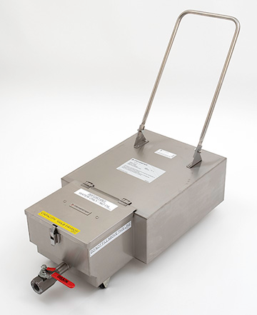 Product image #3 for Stainless Steel Fryer Oil Cleaning Disposal Caddy, 13.14-Gallon Capacity