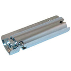 Thumbnail image #1 for AllPoints Foodservice Parts & Supplies 263387 Spring Cartridge Hinge, 3-3/8 in H x 1-3/16 in W, Brass, Chrome-Plated