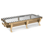 Thumbnail image #1 for Eastern Tabletop Park Avenue 3258GRZ Countertop Rectangular Grill Stand, Stainless Steel, XYLO Bronze Finish, 41-1/2"W, Fits 2 Butane Burners