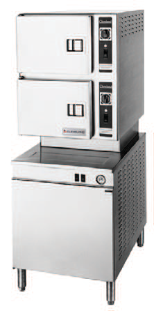Product image #5 for Cleveland Range Classic Convection 24-Inch Countertop Convection Steamer with Steam Coil Generator, 2 Compartments